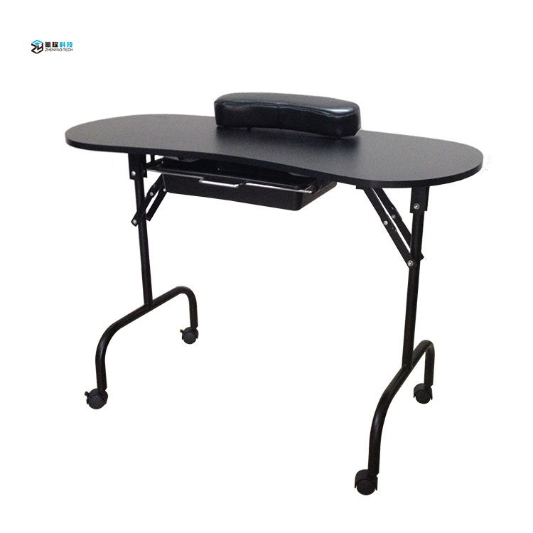 MESA DE MANICURA elegante, plegable, portátil, MT-001, para salón de manicura