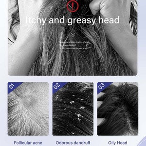 Shampooing Anti-fongique Marque Blanche Traitement Acide Salicylique pour Cuir Chevelu Gras, Dermatite Séborrhéique, Folliculite et <span class=keywords><strong>Psoriasis</strong></span> - Product Image 3