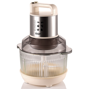 Robot culinaire multifonctionnel RAF R.3409, hachoir et moulin à viande électrique avec grand bol transparent - Product Image 1