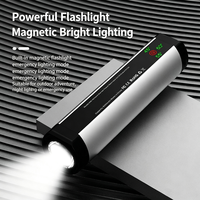 Chauffe-mains magnétique portable avec lampe torche intégrée et batterie externe USB pour l'hiver