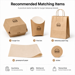 Cajas para Comida Rápida Desechables Ecológicas con Logotipo Personalizado al por Mayor, para Alitas de Pollo, Pollo Frito, Papas Fritas, <span class=keywords><strong>Hamburguesas</strong></span> y Sándwiches para Llevar - Product Image 3