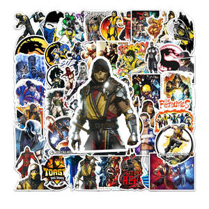 50PCS Juego en línea <span class=keywords><strong>CSGO</strong></span> Pegatina para botella de teléfono Estuche de viaje para computadora portátil Mortal Kombat Game Sticker - Product Image 1