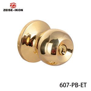 Durable Modern <strong>Matte</strong> <strong>Black</strong> Stainless Steel Interior Privacy <strong>Door</strong> <strong>Knob</strong> with 3 Keys Anti-Theft Rectangle Design - Product Image 6