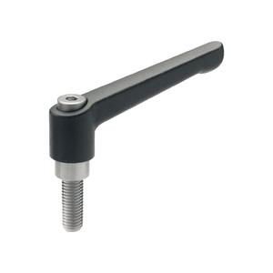 GANTER GRIFF Palanca de sujeción ajustable GN 300,1 D1 M 6 mm L1 45 mm L2 16 mm rosca externa - Product Image 1
