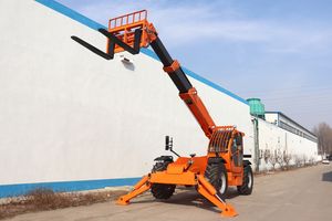 Nouveau chargeur télescopique télescopique Diesel 5 tonnes chariot élévateur télescopique chariot télescopique <span class=keywords><strong>Manitou</strong></span> avec hauteur de levage de 13.8m - Product Image 3