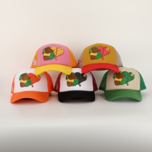 Wholesale Price Neon Solid Color-Block Mesh Trucker Hat <strong>Bold</strong> Graphic Prints Breathable Camp <strong>Cap</strong> for Performance and Fishing - Product Image 1
