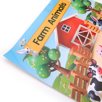 Personnalisé A0 A1 A2 A3 Animaux de Ferme Enfants Éducation Affiche Impression Salle De Classe Bureau Peinture Décorative Mur Art Impression