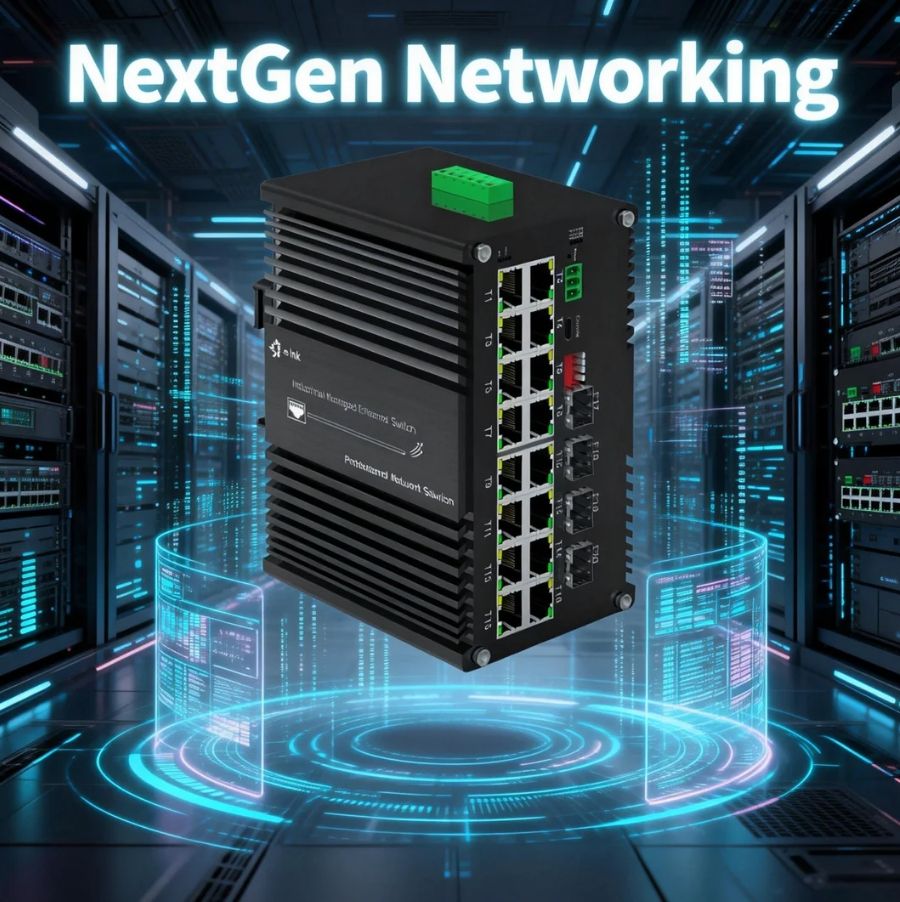 Advanced L2+ Managed 16-Port Gigabit and 4-Port 1000X SFP Industrial Ethernet Switch for High-Density Connectivity