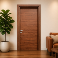 Porte intérieure WINWELL moderne en WPC écologique, creuse, résistante à l'humidité et aux termites, pour chambre, appartement, bureau