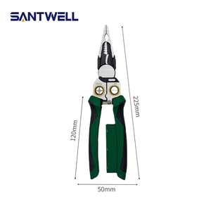 Santwell 8-in-1 Professional Electrician Pliers with Cable Cutter for Industrial, Construction & Home <b>Electrical</b> Repair - Product Image 2