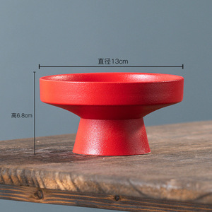 Bandeja de Cerámica de Diseño Clásico para Repostería con Base Elevada, Patrón Creativo, para Frutos Secos, Vajilla de Cerámica, Conjuntos Personalizables - Product Image 5