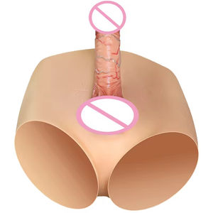 Culotte en silicone imperméable et écologique pour lesbiennes et gays, avec sangle de pénis et gode pour hommes et femmes - Product Image 2