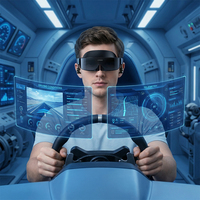 Lunettes VR portables sans fil pour streaming, commande en gros, emballage personnalisé, boîte VR réalité virtuelle pour Android iOS