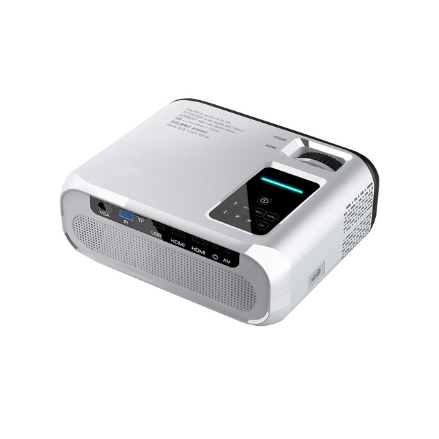 Smart 3D Beam 1080P Ultra High Definition Android 9.0 Home Theater Projector with 250 ANSI LED LCD HD Wifi
