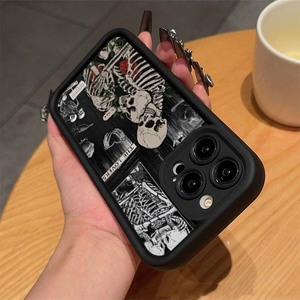Casing Handphone TPU Anti Benturan Motif Tengkorak Pasangan dengan Desain Lensa Tangga untuk <span class=keywords><strong>iPhone</strong></span> <span class=keywords><strong>X</strong></span> Xr Xs 11 12 13 14 15 16 17 18 Pro Max - Product Image 4