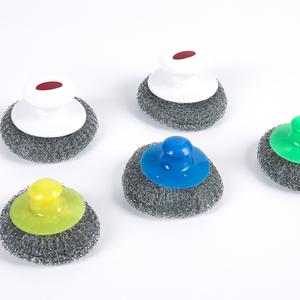 Éponge à <span class=keywords><strong>vaisselle</strong></span> en acier galvanisé Éponges pour <span class=keywords><strong>lave</strong></span>-<span class=keywords><strong>vaisselle</strong></span> Produits de nettoyage de cuisine Boule éponge <span class=keywords><strong>lavable</strong></span> réutilisable avec poignée - Product Image 4