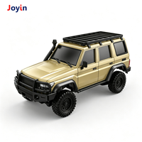 Coche Teledirigido Todoterreno Pro 1:43 con Servo Dirección, Perilla de Velocidad, APP 2.4G, Alcance de 40M, Tipo C y Neumático de Repuesto, Camioneta de Juguete