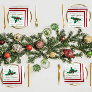 Servilletas Desechables Decorativas Vintage, Paquete de 20, Impresas y Temáticas para Picnic, Fiesta, Navidad, Quinceañera - Product Image 2