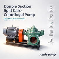 Pompe à eau à double aspiration à faible vibration et pression stable pour l'alimentation en eau municipale et les stations de transfert d'eau