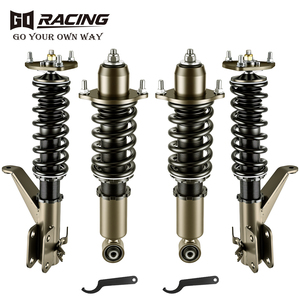 Amortisseurs GO Racing compatibles avec <span class=keywords><strong>Honda</strong></span> Civic DX/EX/<span class=keywords><strong>GX</strong></span>/HX/LX/Si 2000-2006, kit d'abaissement réglable en hauteur - Product Image 1