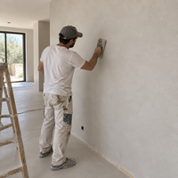 Revêtement décoratif en microciment pour murs et sols intérieurs, peinture pour béton sans joint, imperméable, finition lisse, chambre, cuisine, salle de bain
