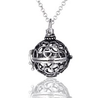 Nouveau collier avec pendentif en forme de boule, collier vintage pour la grossesse, diffuseur d'huiles essentielles d'aromathérapie, bijoux