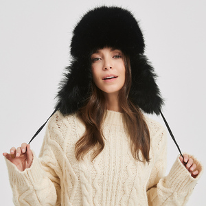 Gorro de Protección para los Oídos para Invierno, Estilo Ruso, Gorro de Esquí, Gorro de Bombardero Peludo, Gorros Unisex de Piel Sintética, Gorros Ushanka Deportivos, Novedad de 2024 - Product Image 2