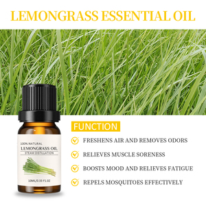 <span class=keywords><strong>Huile</strong></span> <span class=keywords><strong>essentielle</strong></span> de citronnelle 100% pure naturelle biologique 10ml Aromathérapie Hydratation Soin du visage <span class=keywords><strong>et</strong></span> du corps - Product Image 4