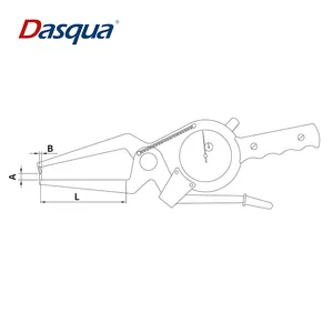 Dasqua 0-20 мм универсальные внешние штангенциркули