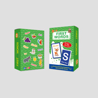 Ensemble de cartes flash éducatives pour enfants, alphabet, chiffres, formes, cartes flash d'apprentissage précoce pour tout-petits, cartes en papier cognitives pour la maternelle, jouet