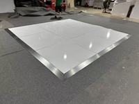 Scène de danse moderne en MDF blanc de haute qualité pour mariages et événements – Nouvelle arrivée, décoration de mariage