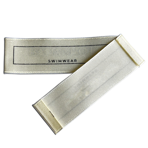 Tùy Chỉnh In Thương Hiệu Logo Quần Áo Nhãn Dệt May May Cổ Dệt Nhãn Cho Ngành Công Nghiệp Quần Áo - Product Image 1