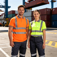 Camisetas de Trabajo de Alta Visibilidad de Secado Rápido Personalizadas para Trabajadores, Ingenieros de Soldadura Química, Reparadores, Limpiadores, Minería, Construcción