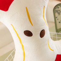 Nouvelle conception, jouet en peluche de haute qualité, adorable poupée en forme de noyau de pomme, jouets doux et respectueux de la peau pour la décoration de la maison, coussin de canapé
