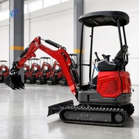 Mini-excavatrice 2 tonnes, 1 tonne, 3,5 tonnes, excavatrice sur chenilles, excavatrice compacte, micro-excavatrice, livraison gratuite, EPA EURO 5 CE, ferme, maison, jardin