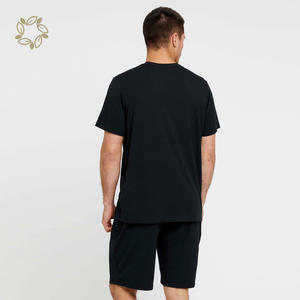 Pigiami in bambù biologico da uomo a maniche corte pigiami estivi da uomo pigiami Eco Friendly <span class=keywords><strong>Set</strong></span> da notte per uomo - Product Image 2