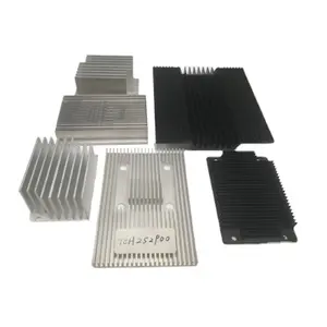 चीन आपूर्तिकर्ता अनुकूलित उच्च प्रदर्शन skiving फिन anodized एल्यूमीनियम heatsink संलग्नक