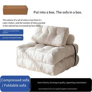 Canapé-lit en tissu compact au design moderne - Réglable et extensible, une place pour maisons de <span class=keywords><strong>location</strong></span> - Product Image 2