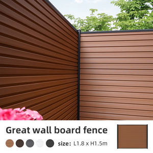 Clôture de jardin moderne étanche et anticorrosion en composite bois-plastique sans peinture pour l'extérieur pour la rénovation de la cour avant - Product Image 3