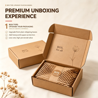 Boîtes en carton personnalisées écologiques pour vêtements imprimés, emballages cadeaux, boîtes d'expédition en carton ondulé
