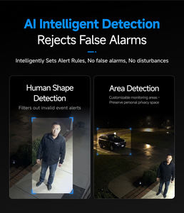 Caméra solaire PTZ 4G 12MP la plus récente, triple objectif, 12000mAh, 6 moteurs pour la surveillance de la sécurité à domicile en extérieur, caméra solaire extérieure - Product Image 3