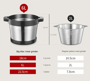 Máy Xay Thịt Chạy Điện Máy Thái Lát Máy Cắt Thực Phẩm Và Rau Quả Máy Cắt Quốc Gia Đa Năng Chạy Điện 800W - Product Image 5