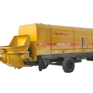 Juhe Verschillende Modellen Capaciteit Mini Mobiele Prijs Dieselmotor Stationaire Betonpomp Aanhangwagen Gemonteerde Betonpompen Te Koop - Product Image 3