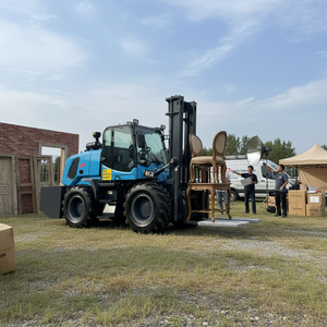 <span class=keywords><strong>Grue</strong></span> diesel de chariot élévateur pour la construction et l'agriculture avec la capacité de charge de 5 tonnes construite pour des terrains - Product Image 2