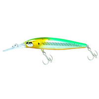 Leurre de pêche dur type Minnow 130mm 18g en ABS, à longue portée, avec paillettes, pour la pêche à la perche en mer, avec transfert de gravité central et nage coulante