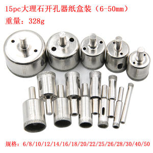 Juego de brocas de diamante Mr Drill de 6-50 mm con punta de carburo para perforar azulejos - Product Image 1