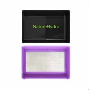Große Kunststoff Kief Collector Bud Trimm schale mit Schere Pinsel Lupe - Product Image 6