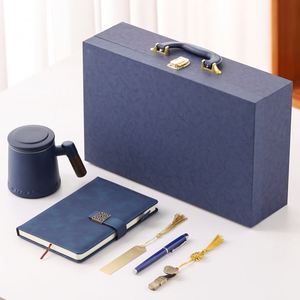 Custom Luxury Corporate Executive Souvenir Gifts Promotional Notebook <b>Bookmark</b> Stationery Set Business Gift Set for Women Men - Product Image 3