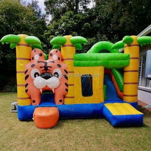 <strong>Tiger</strong> <strong>Jumpers</strong> Inflatable Kids Jumping Castle Commercial Grade Bounce House Hupfburg Bouncy Castle for Kids - Product Image 3