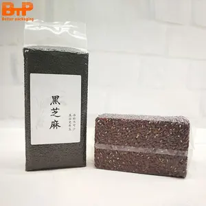 500G Transparent Back Seal Package Getreide-Vakuum beutel Individuell bedruckte Verpackung Reisbohnen-Verpackungs beutel